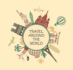 A symbol travels around the world