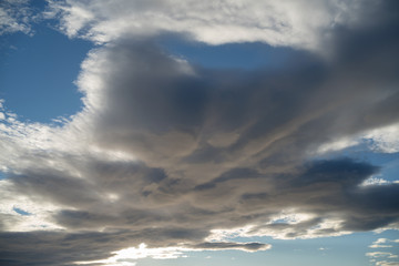 Dramatic stormy sky