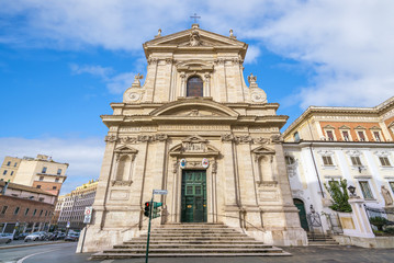 Fototapeta na wymiar Santa Maria della Vittoria in Rome, Italy.