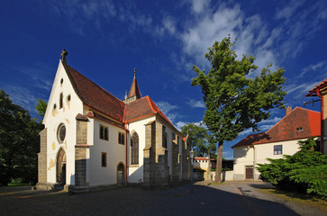 Fototapeta na wymiar Slatinany - castle church 02