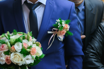 Wedding details. Groom accessories