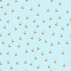 Seamless Pattern of cherry