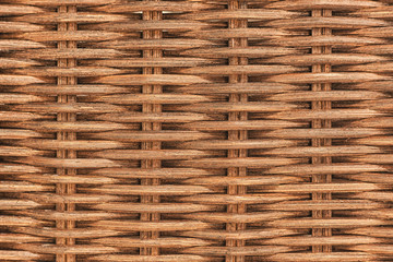 High resolution picture of brown rattan texture.