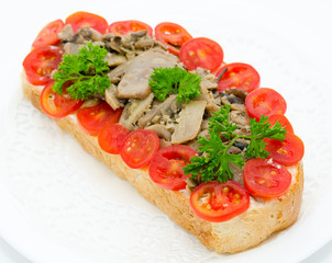 mushroom sandwich