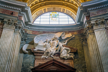 Church of Saint Andrew's at the Quirinal in Rome, Italy.