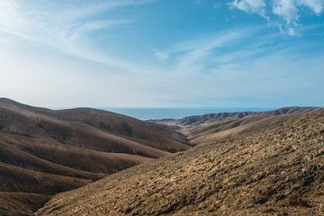 Fototapeta na wymiar Mountains Fuerteventura - Canary Islands