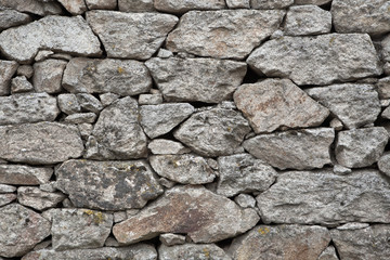Old stone masonry.