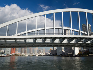 Obraz premium 隅田川 築地大橋