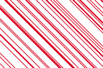 Christmas candle, lollipop pattern. Striped diagonal background with slanted lines. Stripy backdrop Vector illustration