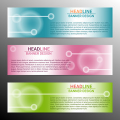 Banner design. Vector
