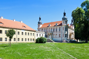  renaissance castle Krasne Brezno, Usti nad Labem, Czech republic