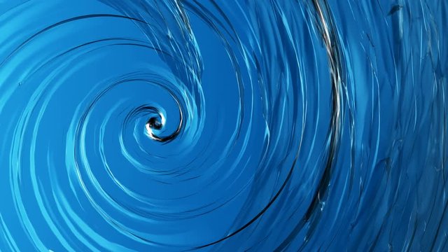 Animation of Beautiful clear water swirl ,whirl or spinning background. 
