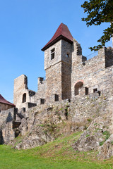Fototapeta na wymiar castle and chateau Klenova near Klatovy, Bohemian Forest, Czech republic