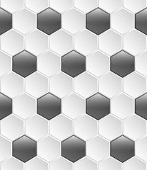 Colorful seamless pattern of hexagons