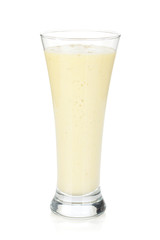 Banana milk smoothie