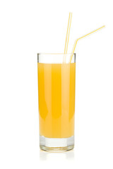 Pineapple juice in a glass