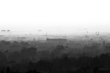 Konya city in winter