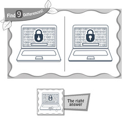 find 9 differences game protection nformation