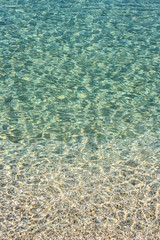 Clean blue water sea background