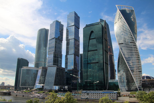 Moscow-City business center, Russia 