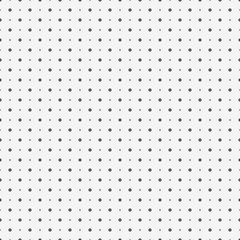 Abstract seamless pattern with dots and plus signs.
