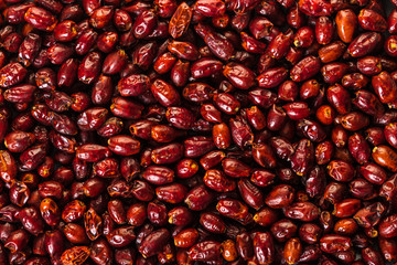 dry hips texture closeup