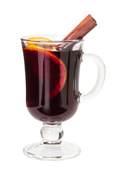 Hot drink mulled wine