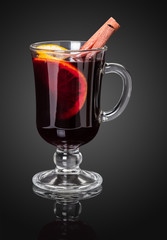 Hot drink mulled wine