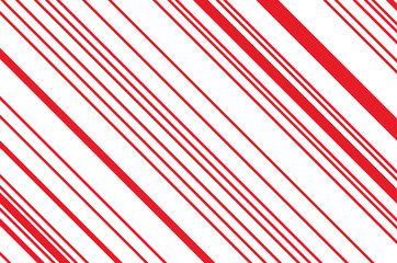 Christmas candle, lollipop pattern. Striped diagonal background with slanted lines. Stripy backdrop Vector illustration