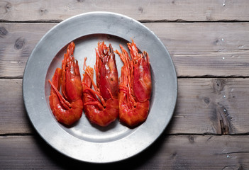 Royal red shrimps