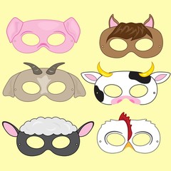 Carnival animal mask