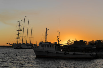 Fototapeta premium cienfuegos sunset.
