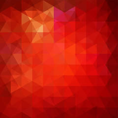 Abstract geometric style red background. Orange  business background Vector illustration