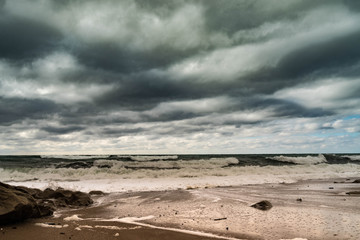 Atlantique sous l'orage