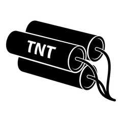 Tnt icon, simple style