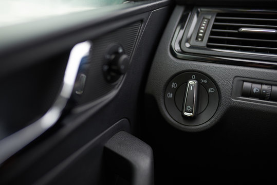 Light switch in car