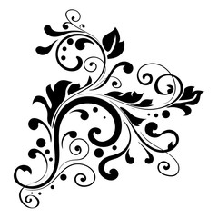 Floral decorative ornament