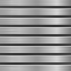 Metal texture with horizontal brushed planks