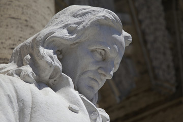 Naklejka premium Roma, Italia. Palazzaccio. Palazzo di Giustizia. Vico. Primo Piano.