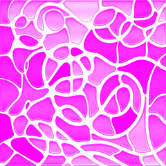 abstract vector stained-glass mosaic background