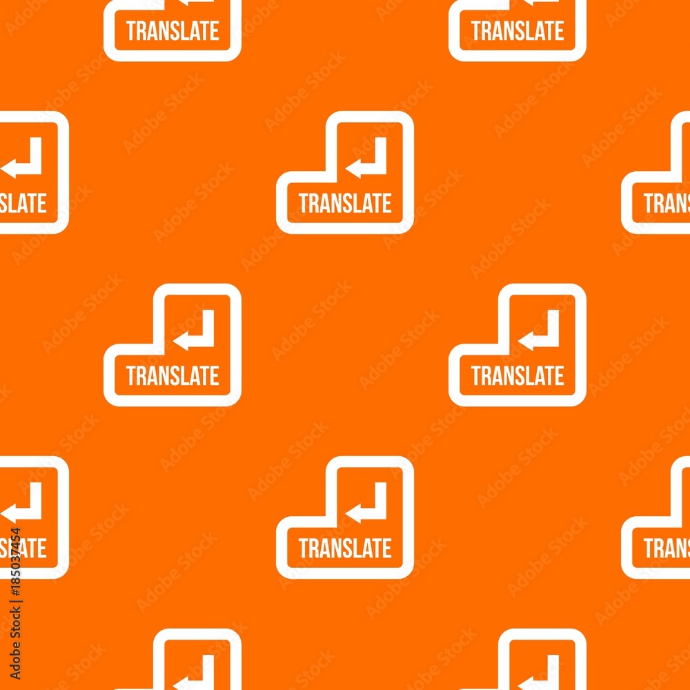 Poster translate button pattern seamless