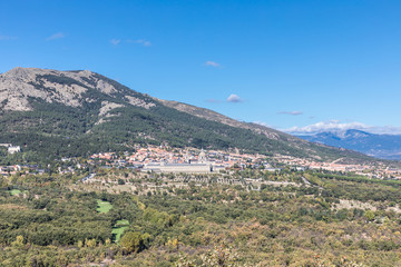 Fototapeta na wymiar Mountain landscape near Madrid, Spain