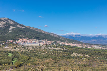 Fototapeta na wymiar Mountain landscape near Madrid, Spain