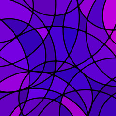 abstract vector stained-glass mosaic background