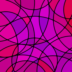 Fototapeta premium abstract vector stained-glass mosaic background