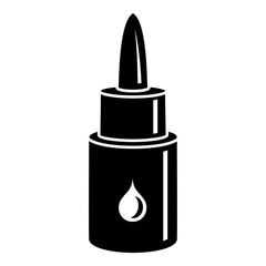 Eye drop icon, simple style