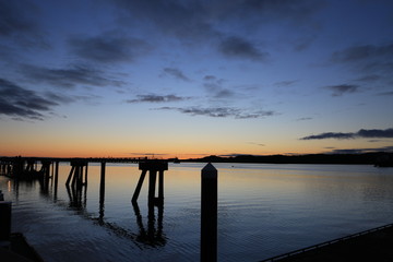 Fototapeta na wymiar Sunset at Prince Rupert, Canada