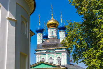 The Optina Pustyn, an Eastern Orthodox monastery for men near Kozelsk in Russia. In the 19th century, the Optina was the most important spiritual centre of the Russian Orthodox Church