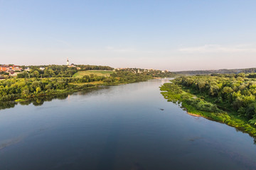Fototapeta na wymiar the Oka River in Kaluga, Russia