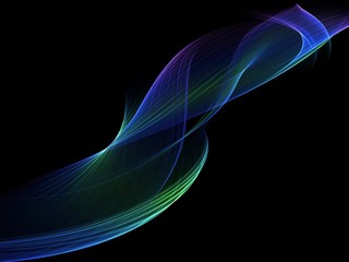 elegant abstract colorful wave